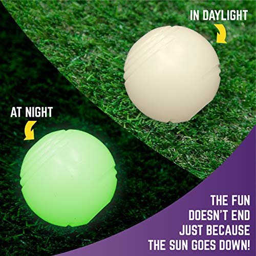 Chew King Ball, 2 Piece Glowing Fetch Ball, Dog Ball Toys, Fits Ball Launcher - Image 3