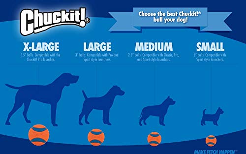 Chuckit! Max Glow Dog Ball Glow In The Dark Light Up Ball High Visibility Fetch Dog Toy, 2 Pack, Medium - Image 7
