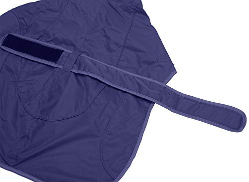 Ctomche Dog Winter Coat Reflective Waterproof, Dog Jacket with Warm Fleece Lining, Waterproof Dog Coat with Adjustable Bands For Greyhounds, Lurchers and Whippets Navy-L - Image 7