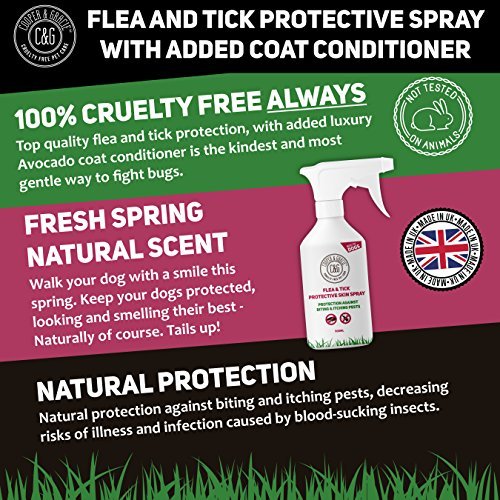 Dog Fleas Protection Spray - Tick and Flea Treatments for Dogs - Best Grooming Coat Conditioner - Image 3
