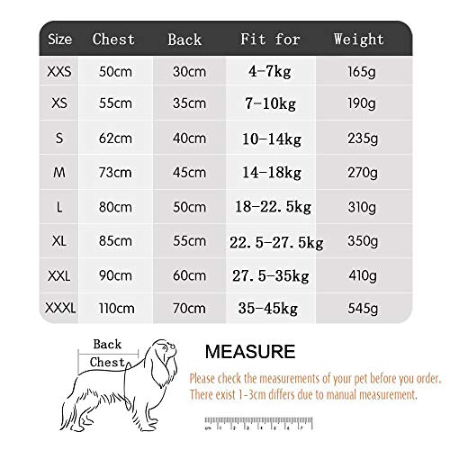 Dreamls Pet Clothes, Winter Dog Four-Legged Jumpsuit Coat Anti-Hair Windproof Dog Coat Cold Weather Dog Shirt for Small Medium Large Dogs (XS-Blue) - Image 4