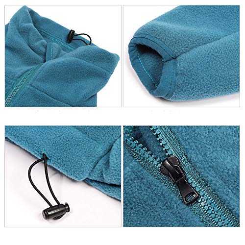 Dreamls Pet Clothes, Winter Dog Four-Legged Jumpsuit Coat Anti-Hair Windproof Dog Coat Cold Weather Dog Shirt for Small Medium Large Dogs (XS-Blue) - Image 5