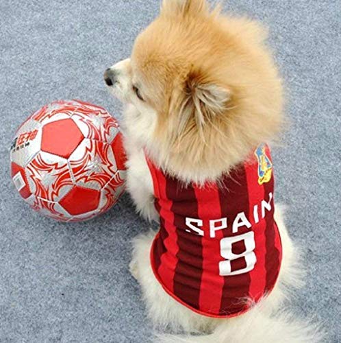 Evrylon Costume Supporter for Animals Square Measuring Tool Football Microbista Ultrà Sponge for Dog (Size M) Costume Cosplay Optimal as Gift - Image 4