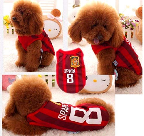 Evrylon Costume Supporter for Animals Square Measuring Tool Football Microbista Ultrà Sponge for Dog (Size M) Costume Cosplay Optimal as Gift - Image 6