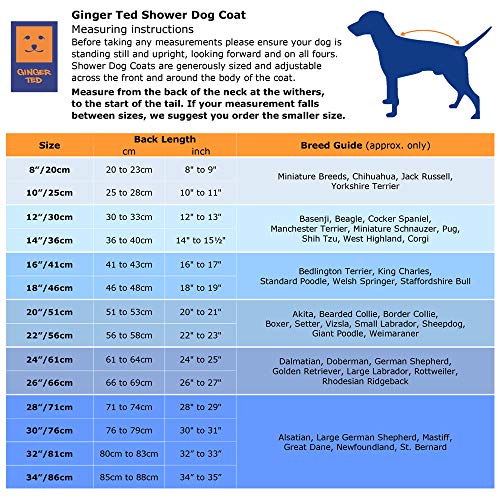 Ginger Ted Waterproof Dog Coat warm fleecy lining, reflective piping, quick fastening, jacket raincoat style - Image 5