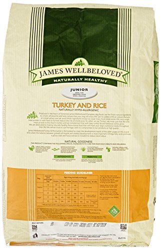James Wellbeloved Complete Dry Junior Dog Food Turkey and Rice, 7.5 kg - Image 3
