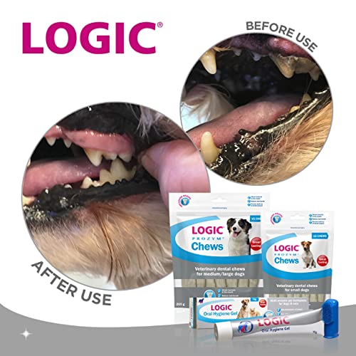 Logic Oral Hygiene Gel for Cats and Dogs, 70 g with Finger Toothbrush, 1 Count ( Pack of 1) - Image 4