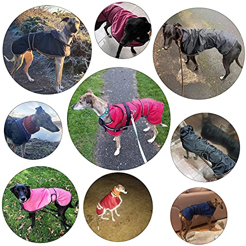 Morezi Waterproof Dog Jacket, Dog Winter Coat with Warm Fleece Lining, Outdoor Dog Apparel with Adjustable Bands For Medium, Large Dog - Image 3