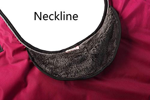 Morezi Waterproof Dog Jacket, Dog Winter Coat with Warm Fleece Lining, Outdoor Dog Apparel with Adjustable Bands For Medium, Large Dog - Image 5