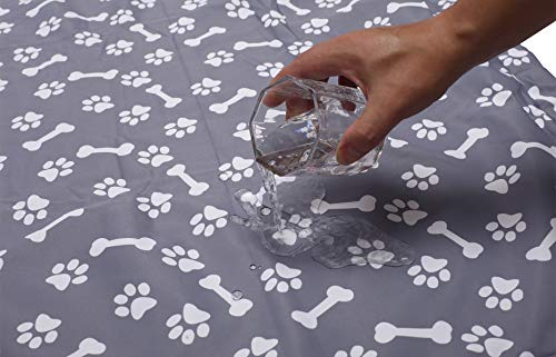 Morezi Waterproof pet blankets: water resistant dog blankets liner, washable, pet cushion warm pet sleep mat suitable for indoor and outdoor - Gray Bone - Image 6