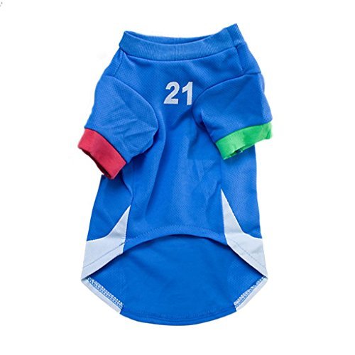 PAWZ Road 2014 Soccer World Cup Pet Football T-shirt Dog Sweater for Italy Sport Jersey - Image 3