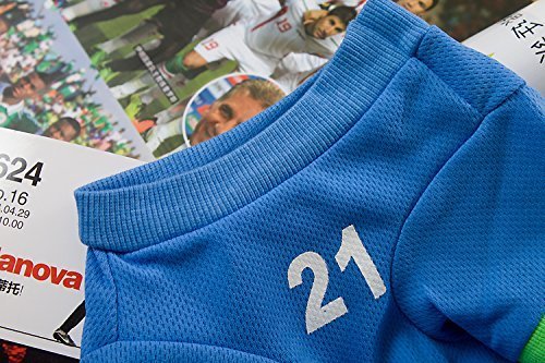 PAWZ Road 2014 Soccer World Cup Pet Football T-shirt Dog Sweater for Italy Sport Jersey - Image 4