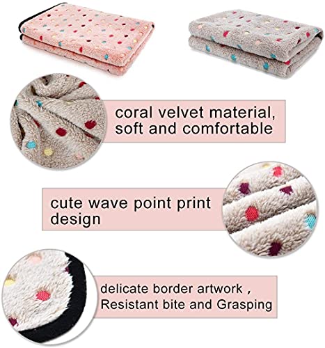PAWZ Road Pet Dog Blanket Fluffy Fleece Fabric Soft and Cute Warm Dot Print Blanket Washable for Cats and Dogs - Image 6