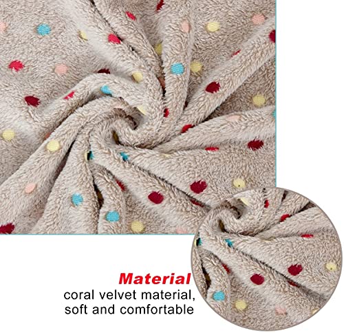 PAWZ Road Pet Dog Blanket Fluffy Fleece Fabric Soft and Cute Warm Dot Print Blanket Washable for Cats and Dogs - Image 8