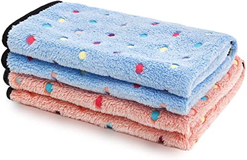 PAWZ Road Pet Dog Blanket Fluffy Fleece Fabric Soft and Cute Warm Dot Print Blanket Washable for Cats and Dogs - Image 9