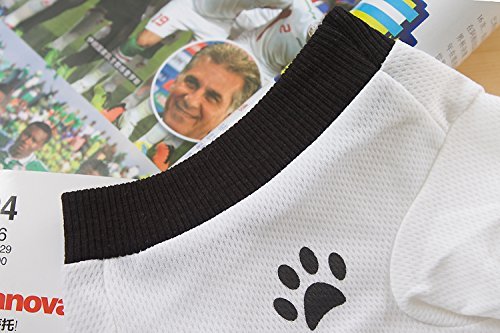 PAWZ Road Pet Dog Soccer Clothes Puppy Football T-shirt Dog Sweater for England Home Sport Jersey - Image 4