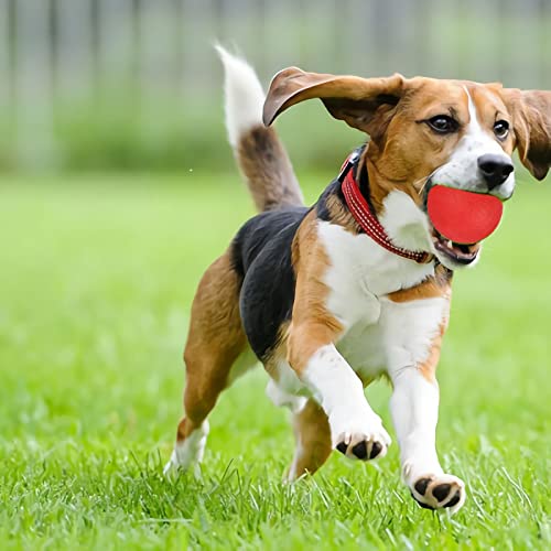 Panlom 3 Pack Dog Balls Indestructible - 100% Natural Rubber Bouncy Dog Ball Non-Toxic Tough Chew Toy for Small to Medium Dog - Image 8