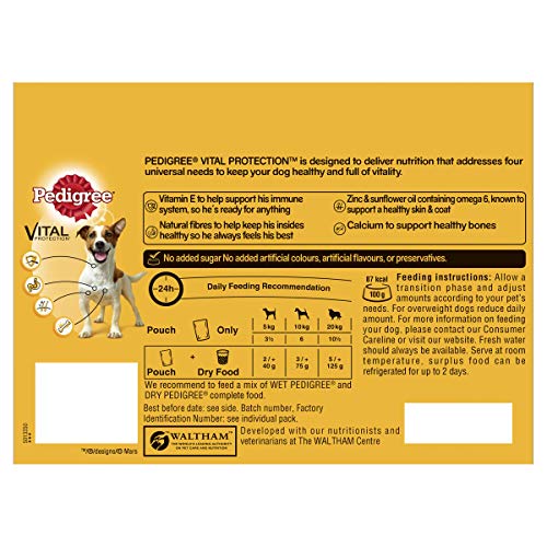 Pedigree Adult Dog Wet Food in Pouch, Mixed Selection in Gravy, 24x100g - Image 3