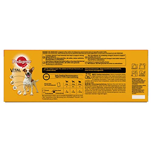 Pedigree Adult Dog Wet Food in Pouch, Mixed Selection in Jelly, 40x100g - Image 4