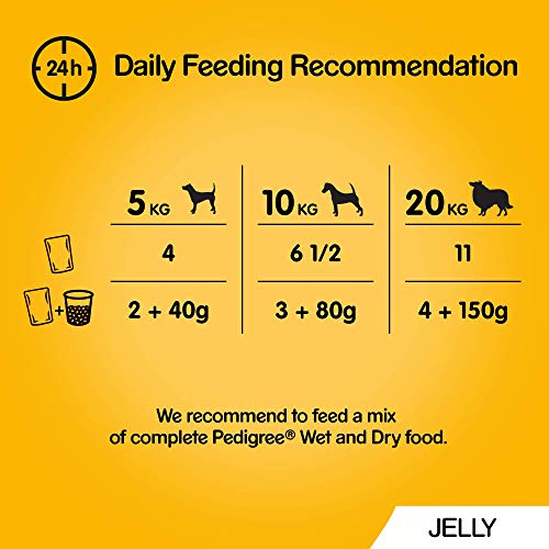 Pedigree Adult Dog Wet Food in Pouch, Mixed Selection in Jelly, 40x100g - Image 6