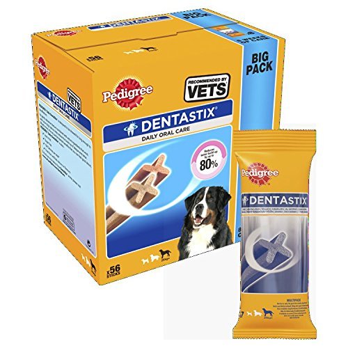 Pedigree Dentastix Daily Oral Care Dental Chews Large Dog 56 Sticks, 8 x 270g - Image 3