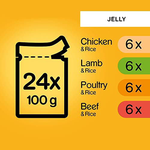 Pedigree Junior, Wet Food for Young Dogs and Puppies, Mixed in Jelly, 24 x 100 g - Image 8