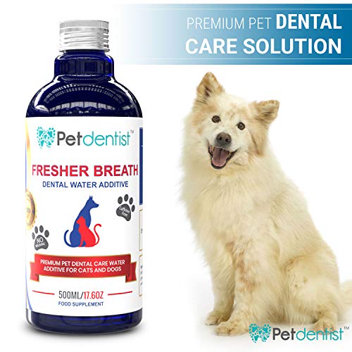 Petdentist Natural Dog Dental Care Fresh Breath Water Additive - Plaque Off Tartar Remover for Dogs Teeth Cleaning Oral Hygiene Freshener - Best for Bad Cat Dog Breath and Gum Health - 500ml - Image 5
