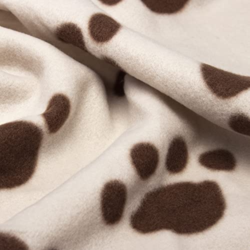 Petface Soft Fleece Comforter Paw Prints Blanket for Dog, 100 x 70 cm - Image 3