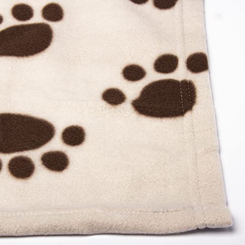 Petface Soft Fleece Comforter Paw Prints Blanket for Dog, 100 x 70 cm - Image 4