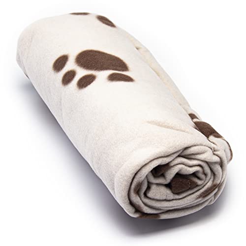 Petface Soft Fleece Comforter Paw Prints Blanket for Dog, 100 x 70 cm - Image 5