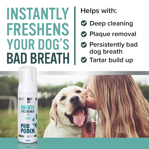 Pro Pooch Dog Breath Freshener - Combat Bad Breath, Tartar & Plaque Build Up w/Dog Mouthwash - Fresh Breath & Safe Oral Hygiene for Your Pooch or Cat - Image 3