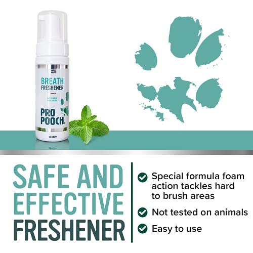 Pro Pooch Dog Breath Freshener - Combat Bad Breath, Tartar & Plaque Build Up w/Dog Mouthwash - Fresh Breath & Safe Oral Hygiene for Your Pooch or Cat - Image 5