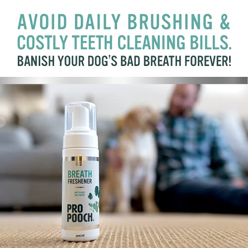 Pro Pooch Dog Breath Freshener - Combat Bad Breath, Tartar & Plaque Build Up w/Dog Mouthwash - Fresh Breath & Safe Oral Hygiene for Your Pooch or Cat - Image 8