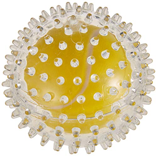 Rosewood Jolly Doggy Catch and Play Tennis Ball for Dogs, yellow/clear - Image 4