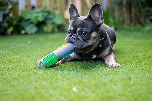 Rosewood Jolly Doggy Throw and Flash Rubber Bone Dog Toy, 13 cm - Image 4