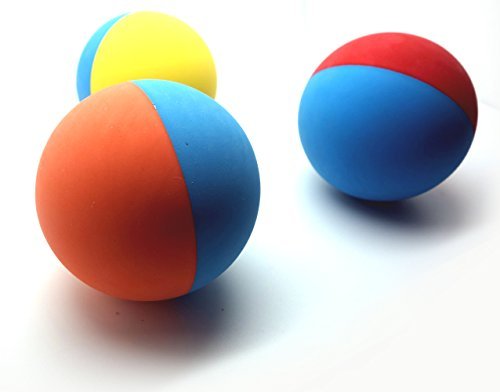 Snug Rubber Dog Balls for Small and Medium Dogs - Tennis Ball Size - Virtually Indestructible (3 Pack - Original) - Image 3