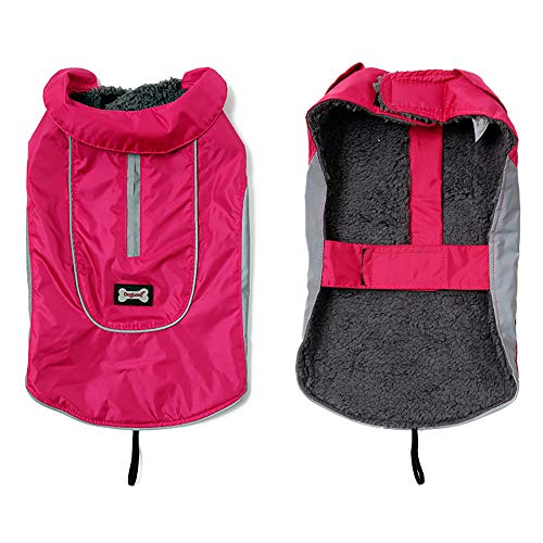 TFENG Waterproof Dog Coat Warm Vest Puppy Jacket with Fleece Lining 6 Colors XS-3XL - Image 7