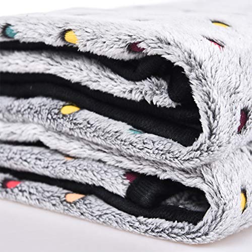 Tofern Pet Dog Blanket Washable Fluffy Fleece Blanket Soft and Breathable Cat Dog Blanket Fleece Coral Velvet Blankets for Cats Dogs Rabbits Pet Throw for Puppy Kitten Hamsters - Image 3