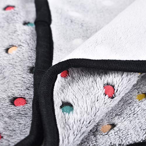 Tofern Pet Dog Blanket Washable Fluffy Fleece Blanket Soft and Breathable Cat Dog Blanket Fleece Coral Velvet Blankets for Cats Dogs Rabbits Pet Throw for Puppy Kitten Hamsters - Image 4