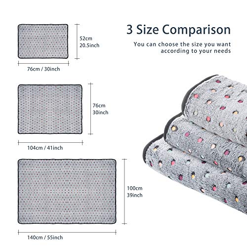 Tofern Pet Dog Blanket Washable Fluffy Fleece Blanket Soft and Breathable Cat Dog Blanket Fleece Coral Velvet Blankets for Cats Dogs Rabbits Pet Throw for Puppy Kitten Hamsters - Image 7