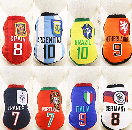 Trend68 Dog Football T-Shirt, National Soccer World Cup, FIFA Jersey for Pet - Image 9