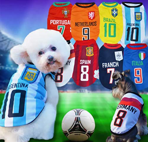 Trend68 Dog Football T-Shirt, National Soccer World Cup, FIFA Jersey for Pet - Image 10