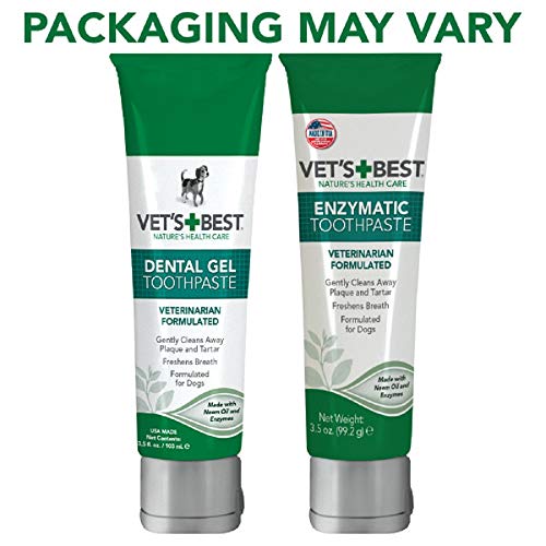 Vet's Best Dental Gel Toothpaste and Toothbrush Kit for Dogs - Image 3