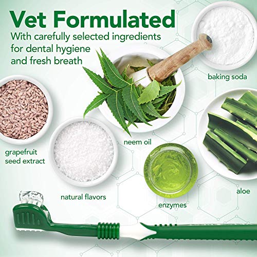 Vet's Best Dental Gel Toothpaste and Toothbrush Kit for Dogs - Image 6