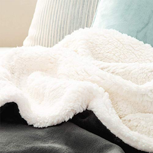 furrybaby Waterproof Dog Blanket, Fluffy Pee Proof pet Blanket for Couch Bed Protection Washable Reversible Pet Fleece Sherpa Throw Blanket Furniture Protector Grey(76×127cm) - Image 4
