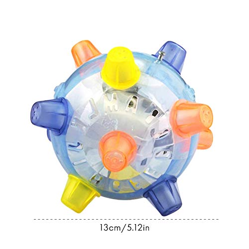Weesey Dog Toy Ball/IQ Training Ball Toy, LED Disco Jumping Dancing Ball Flashing Light Up Music Bounce Bouncing Ball Toy for Cat Dog - Image 8