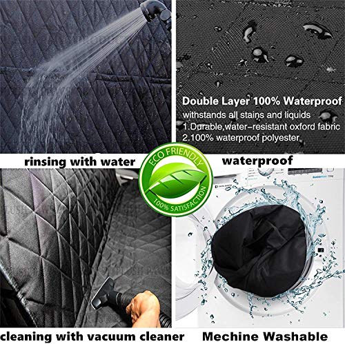 Wimypet 4 in 1 Car Seat Cover/Protector for Dog with Safety Seat Belt Carry Bag, 100% Waterproof Machine Washable , Travel Hammock Dog Accessories 152 x 147 cm - Image 7