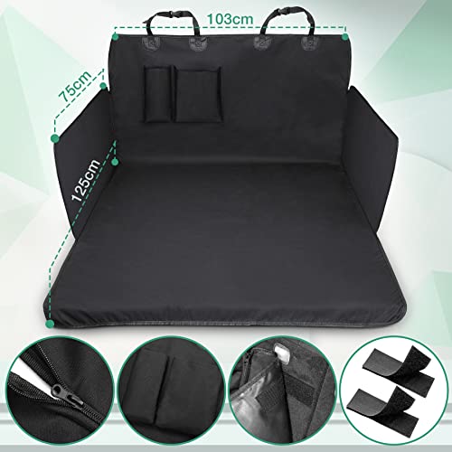 Wimypet Dog Car Seat Cover, Waterproof Car Boot Liner Protector, Car Boot Protector for Dogs with Side Protection, Anti-Slip Car Liner for Dogs Scratch Dust Hair for Car Van SUV Trucks 180 x103 cm - Image 7