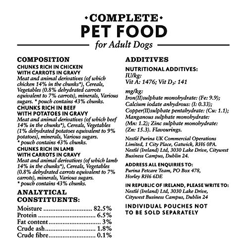 Winalot Perfect Portions Dog Food Mixed in Gravy 80 x 100 g - Image 10