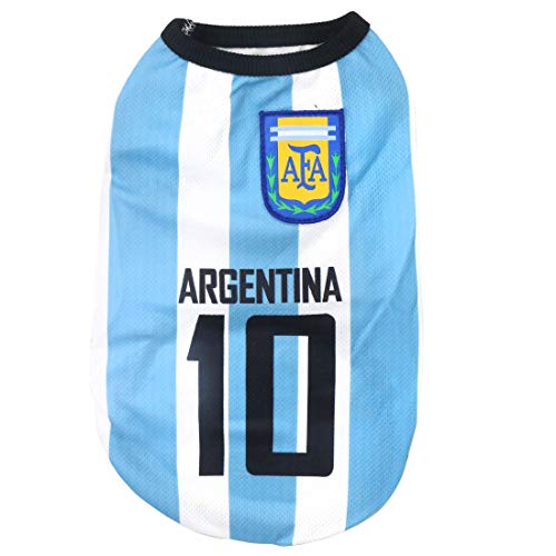 XMSJSIY National Soccer Team Pet Dog Jersey T-Shirt,Pet Shirts Puppy Dog Vest Pet Clothing Costume Apparel Female Male Dogs & Cats Available - Image 7